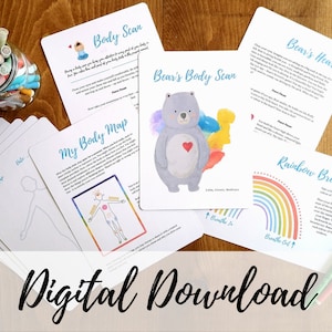 Bear's Body Scan PDF - Meditação consciente, emoções e sentimentos para crianças
