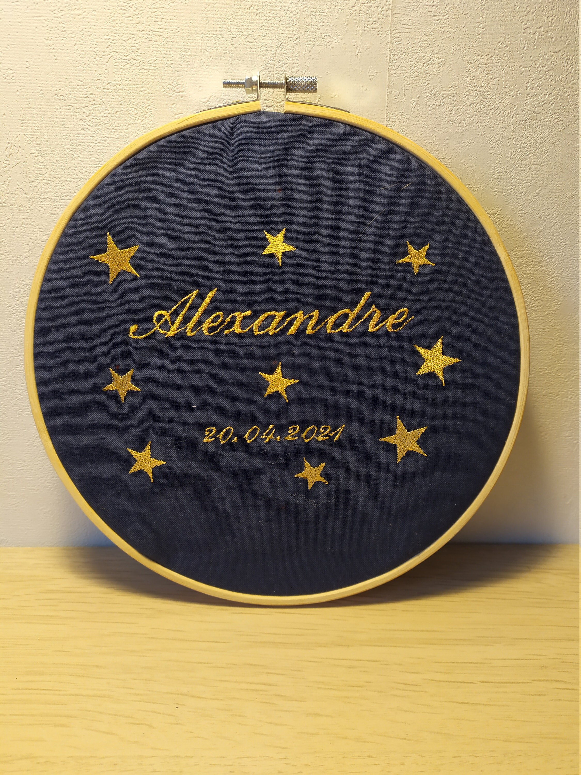 Rond Broderie Prénom