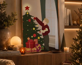 Home Alone Christmas Movie Poster l High-Quality Digital Wall Art l Christmas Poster l Home Alone Poster l Christmas Gift l Instant Download