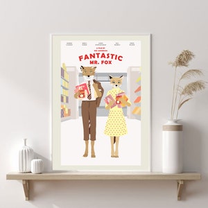 Fantastic Mr. Fox I Wes Anderson | Inspired Poster | Art Print | Movie Illustration | Wall Art Print | Home decor