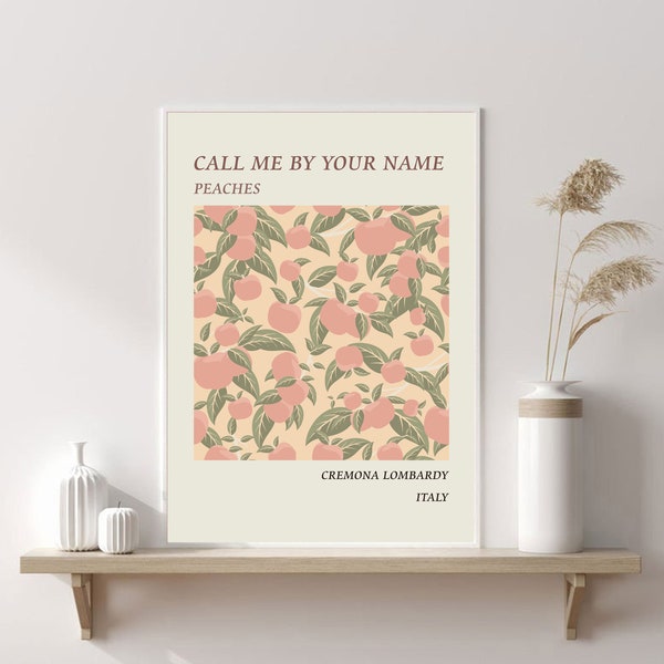 Call Me By Your Name l Italy l Chiamami Col Tuo Nome l Timothée Chalamet l Digital Illustration l Wall Art l Art Work l Instant Download