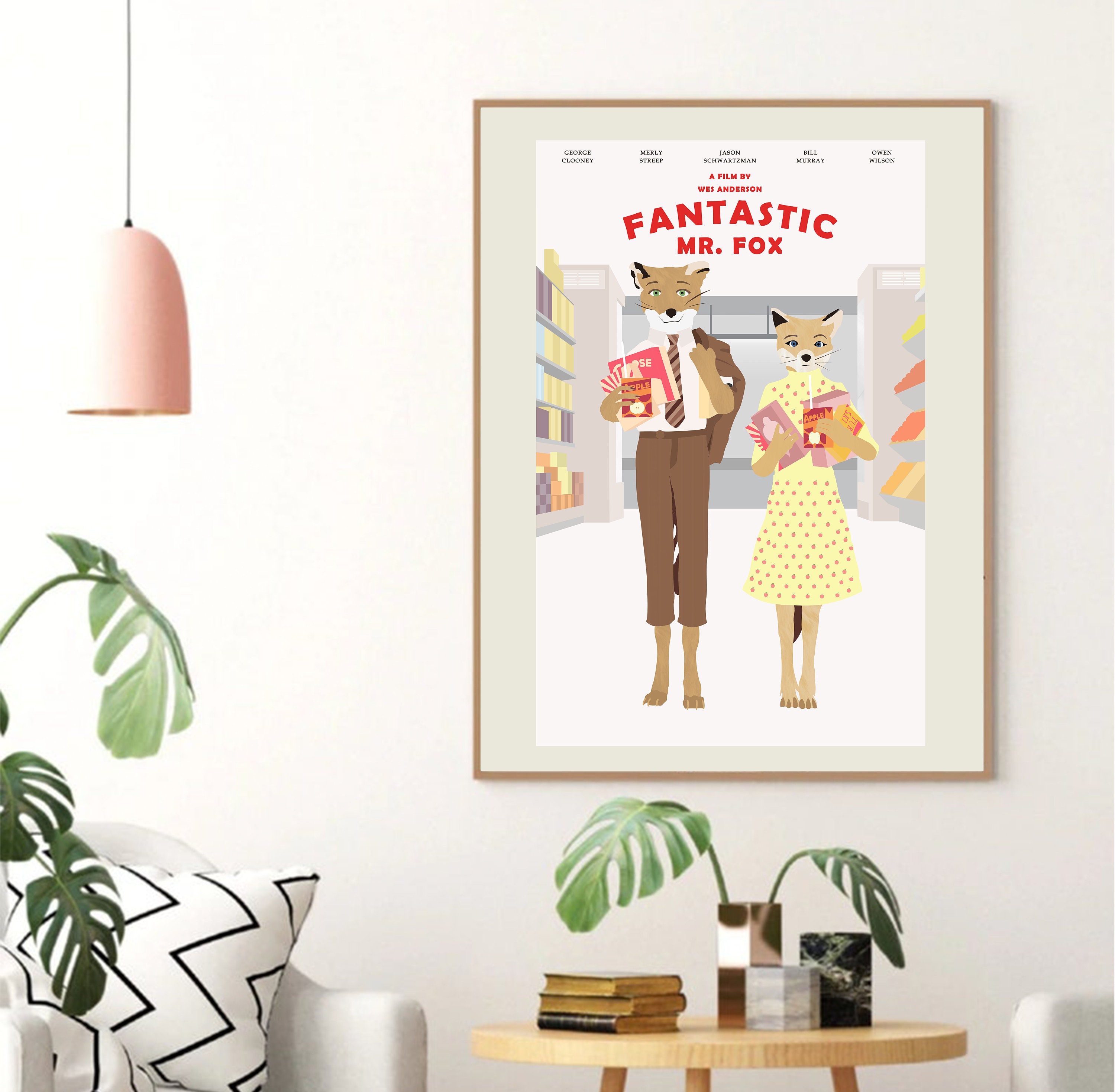 Fantastic Mr. Fox I Wes Anderson Inspired Poster Art Print - Etsy