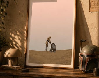 スター・ウォーズ 新たなる希望 ミニマル映画ポスター | スター・ウォーズ プリント | ミレニアム・ファルコン | スター・ウォーズ ポスター | 映画ポスター