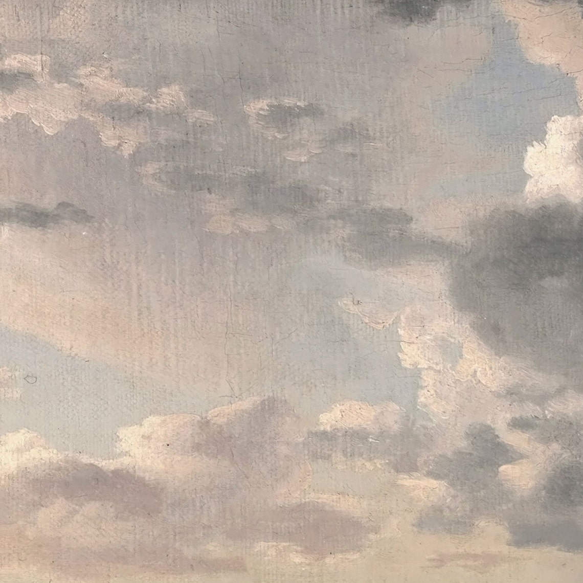 Vintage Cloudscape Painting Skyscape Wall Art Victorian - Etsy