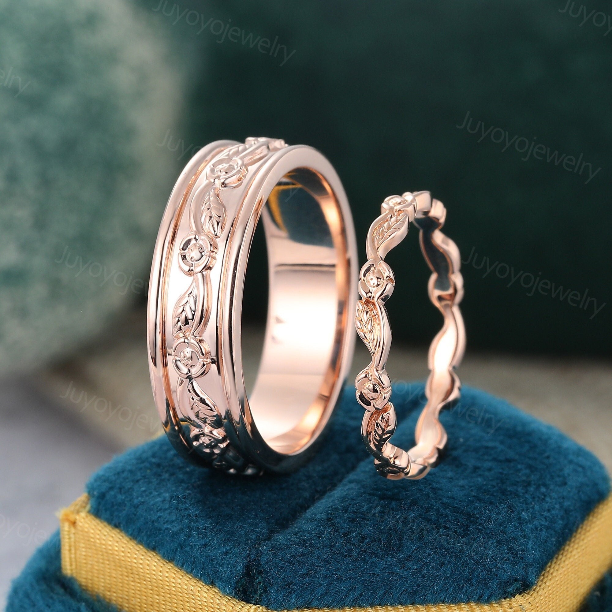 New Quality Assurance Simple Rose Gold Plated Tungsten Couple Rings - Couple  Rings