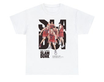Slam Dunk movie design t-shirts! Celebrate your love for the iconic anime with our stylish and unique collection. Japanese edition