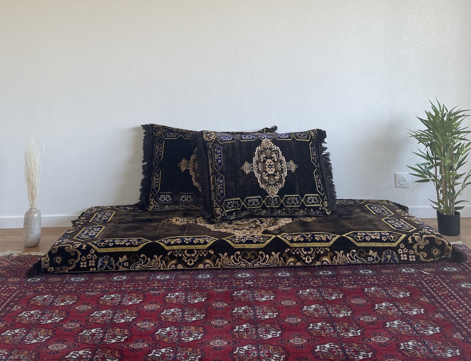 1 Floor Sofa Cover 2 Cushions Set Beautiful Afghan Toshak Etsy UK