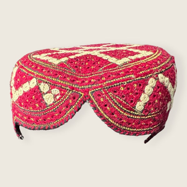 Chapeau baloutche, chapeau qandahari afghan, chapeau pachtoune, chapeau afghan authentique