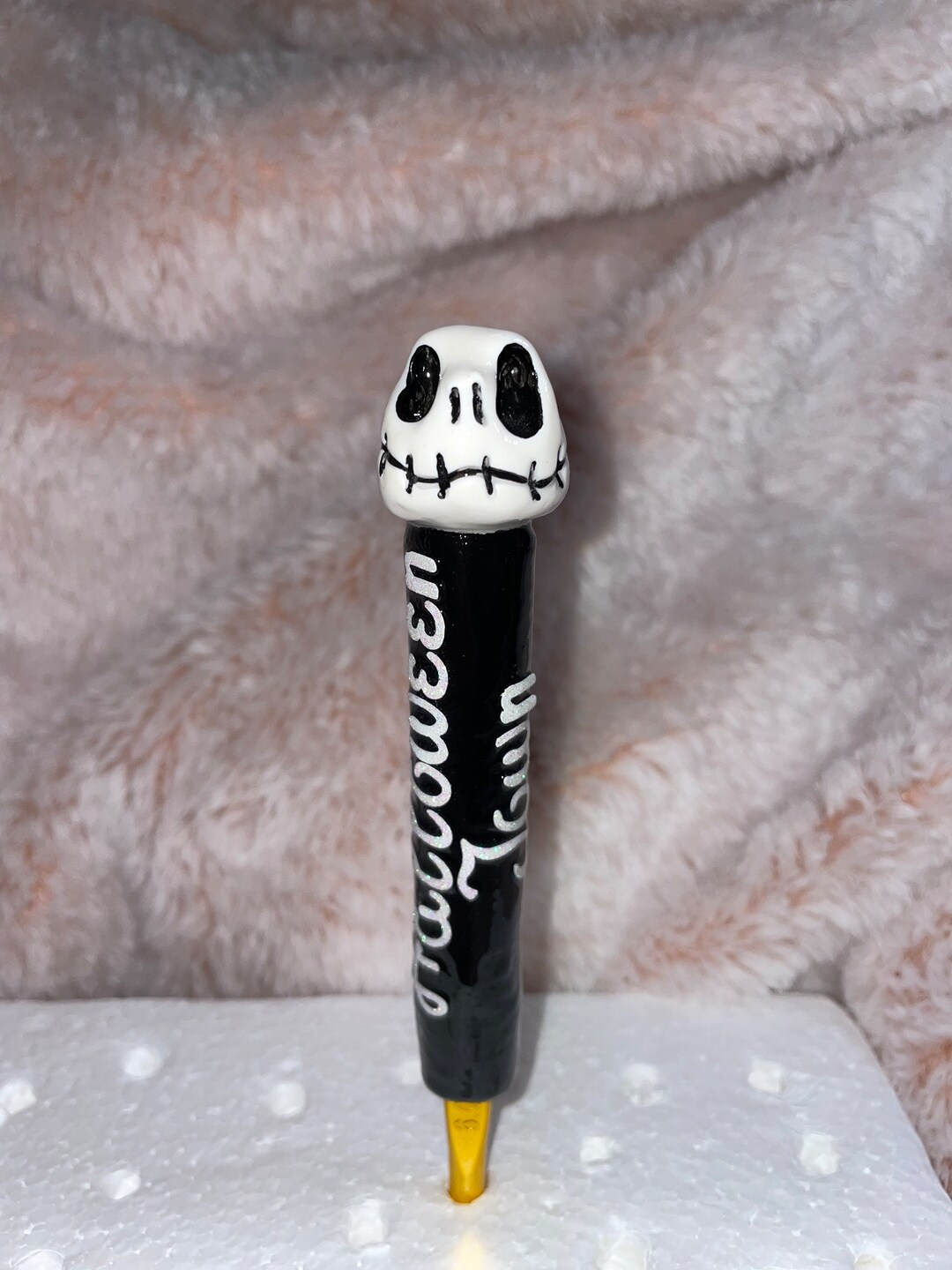 Ergonomic Clay Crochet Hook Jack Skellington Halloween Town Etsy
