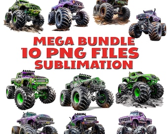 Monster truck png bundle | Monster truck high definition | Monster truck birthday designs | Monster jam birthday | Monster truck designs png