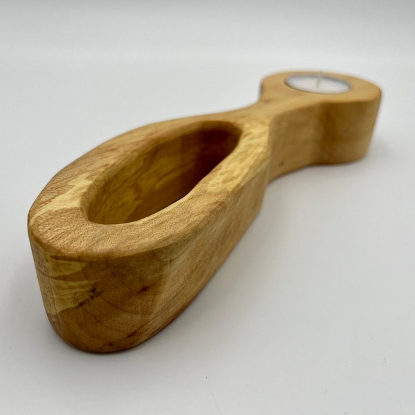 Wallnut candlestick