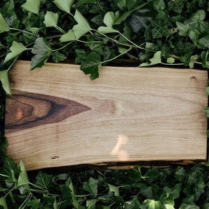 Live Edge walnut wooden cutting and serving board