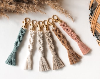 Macrame keychain | Boho | Keychain | Lanyard | Wedding gift | Mother's Day gift | Mother's Day gift