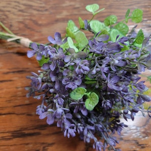 12" Artificial Purple  Lilac flowers/ silk purple Flowers/ Wedding Bouquet / Home decoration/ Centerpieces floral arrangement