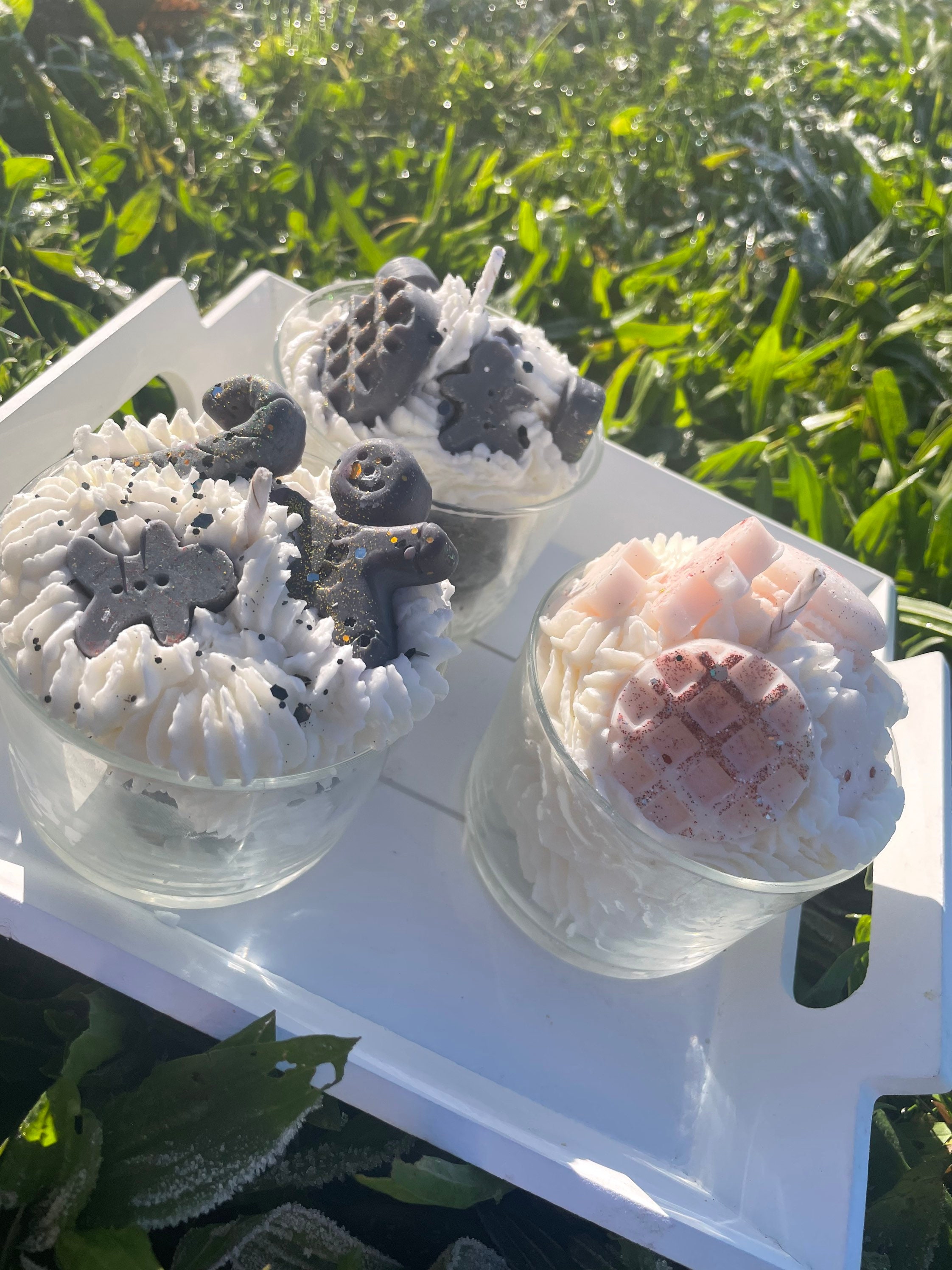 Bougie Chantilly de Noël