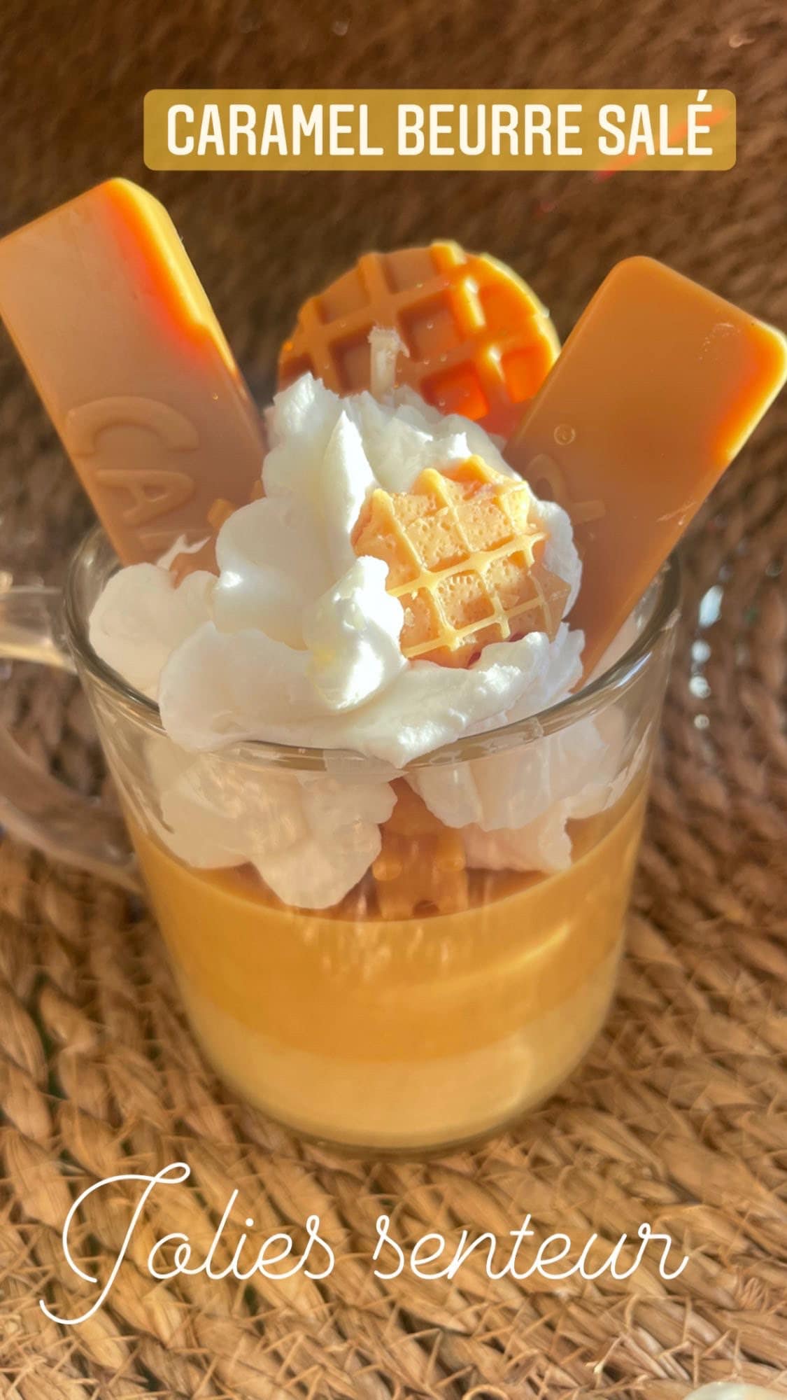 Bougie Chantilly Caramel Beurre Salé
