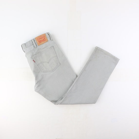 Levis 511 Jeans 90s Slim Levi Light Wash Grey Denim Jeans - Etsy Finland