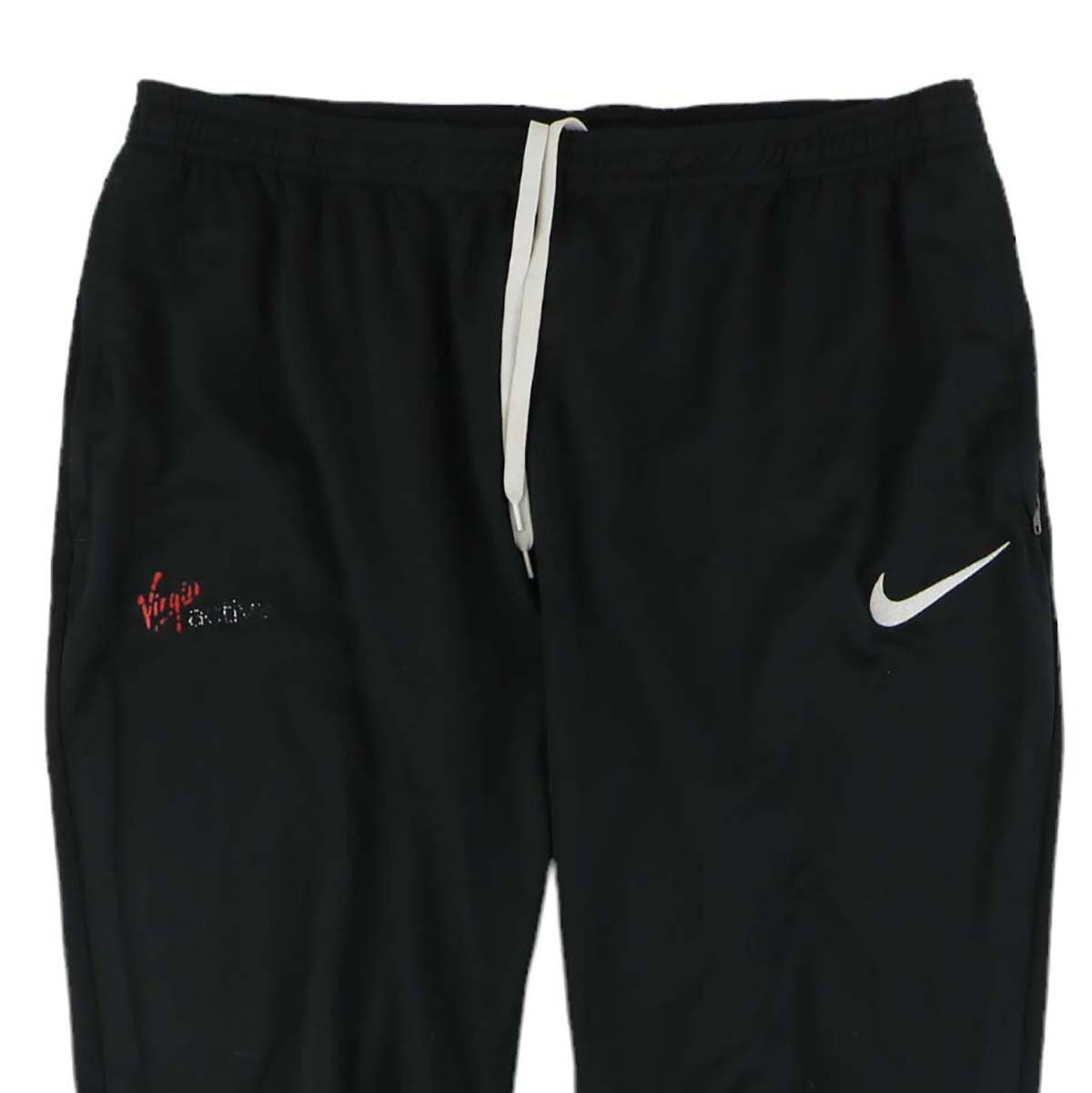 Nike Joggers Tracksuit Bottoms Cotton Cuffed Black Size Etsy