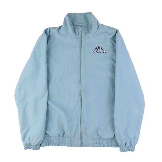 Baby blue kappa best sale jacket