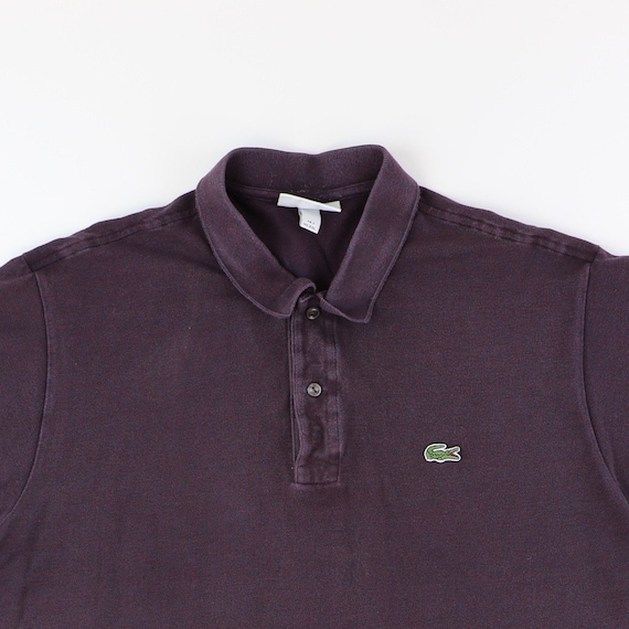 Lacoste 90s Vintage Dark Purple Size Extra - Etsy