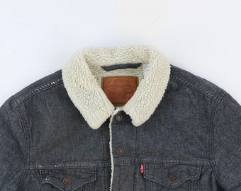Levis Sherpa Jacket - Etsy UK
