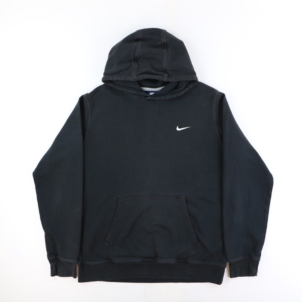 Nike Hoodie vintage Hoodie Brodé Swoosh logo 90s Jumper Noir - Etsy France