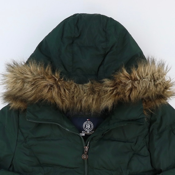 Ampere tilgive areal Tommy Hilfiger Jacket Detachable Hood Feather Waterproof Green - Etsy