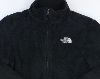 The North Face Fleece Zip Up Material Fluffy Size Small
