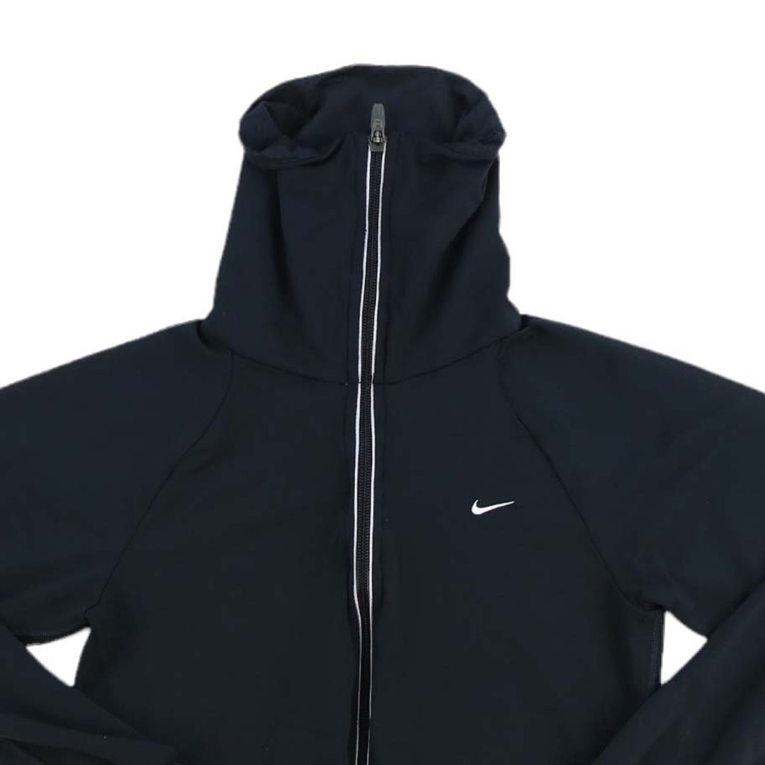 Nike Gym Longsleeve Zip up 90s Gymwear Yoga Loungewear Black Size Extra ...