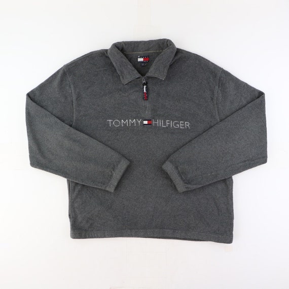 Vintage Tommy Hilfiger USA Athletics 1/4 Zip (Size XL) — Roots