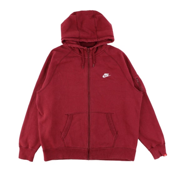 Nike trui bordeaux rood clearance