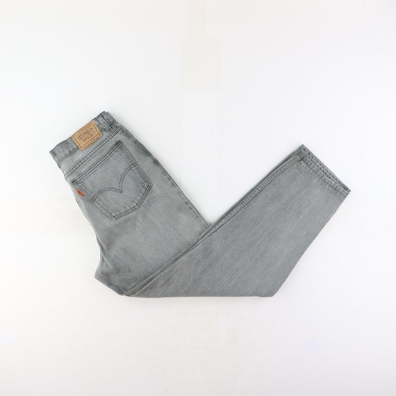 Levis 612 Jeans 90s Levi Light Wash Grey Denim Jeans Vintage | Etsy