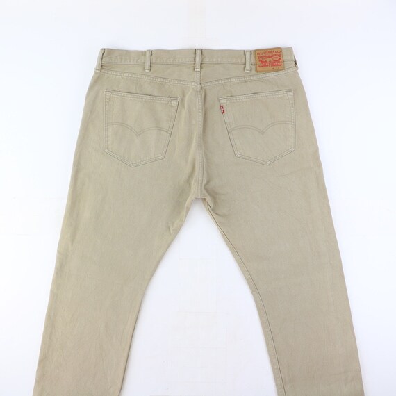 levis 501 beige denim jeans