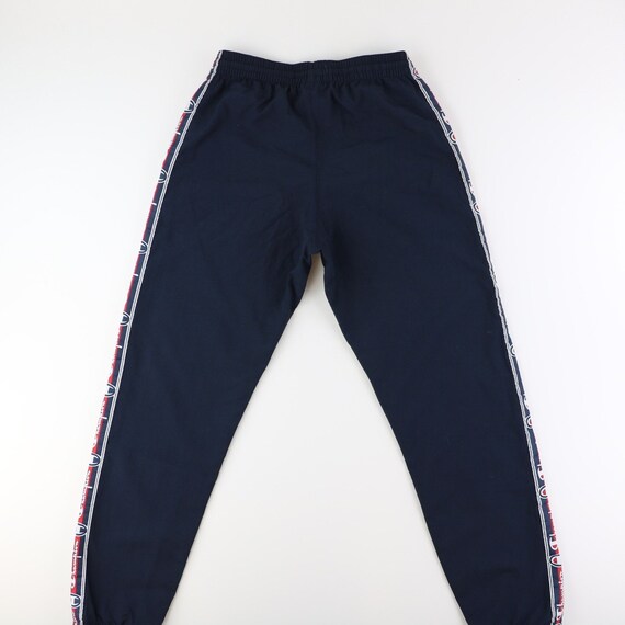 Champion Jogger 90er Jahre Vintage Baggy Track Hose verstellbar Taille  marine größe klein