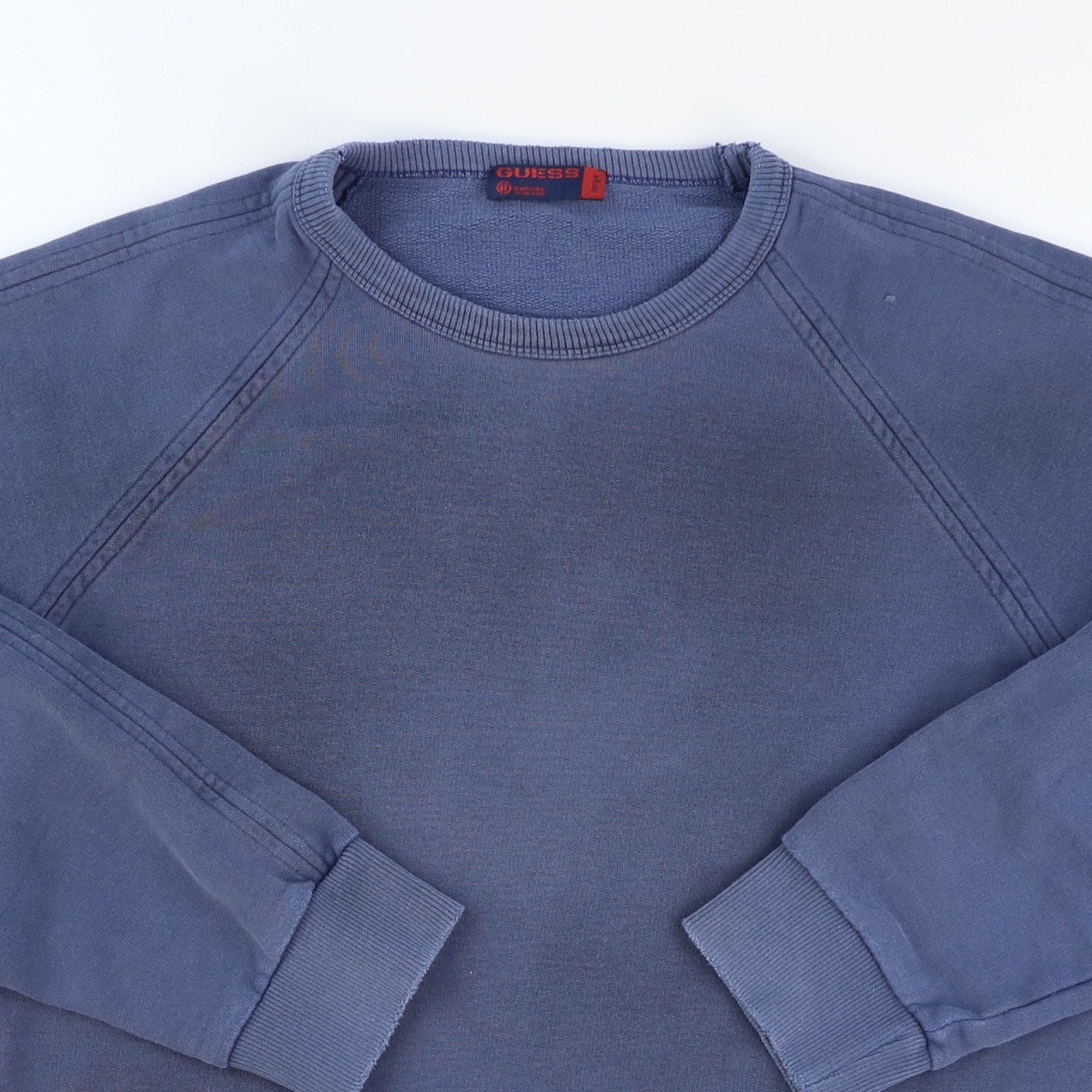 Guess Sweatshirt 90s Jumper Vintage Designer Crewneck Blue Size Large