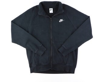 Nike Zip Up Jacket 90s Jacket Bodywarmer Black Size Medium