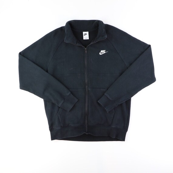 Nike Zip Up Jacket 90s Jacket Bodywarmer Black Size Medium