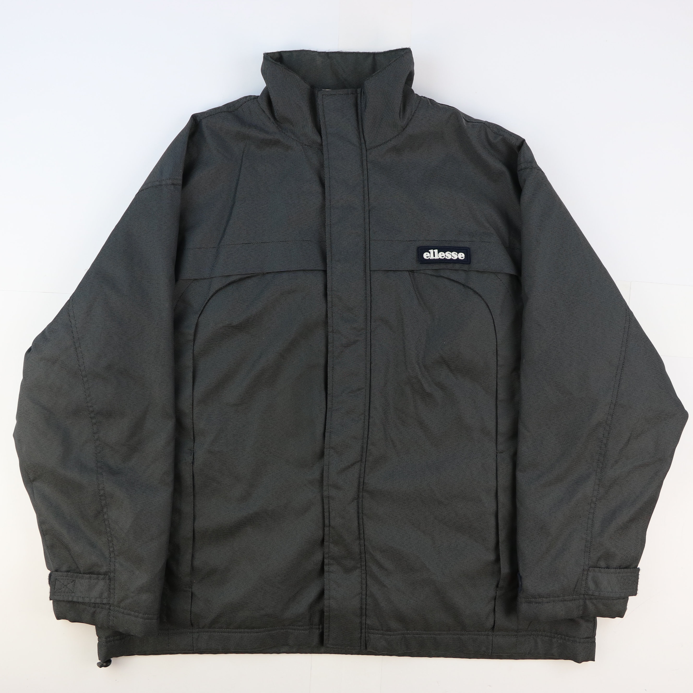 Ellesse Jacket Thick Waterproof Wind Restistant Grey Mens Size Extra Large