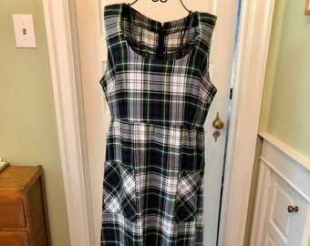 Blue Plaid Jumper - Etsy