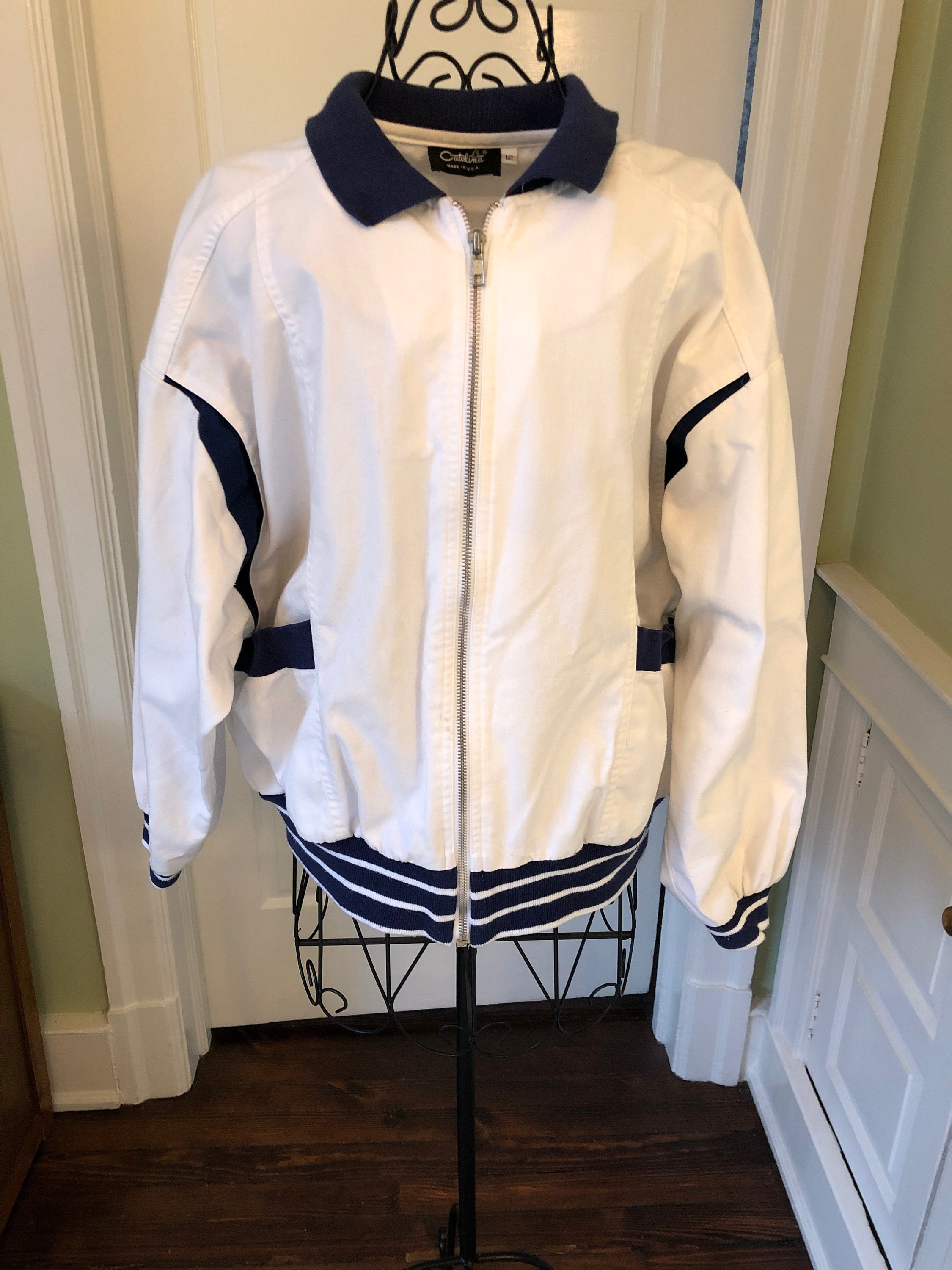 70s/80s Catalina Zip up Windbreaker in 