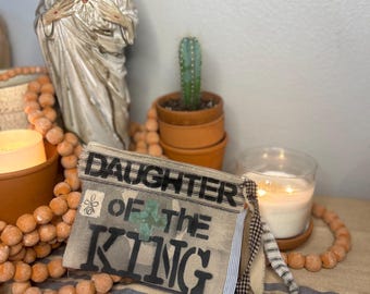 Daughter of the King Pen Pouch – Boho Christian Bible Study Accessory
