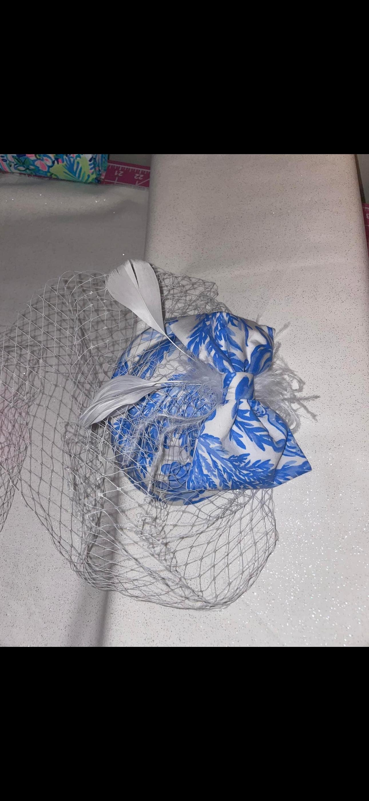 Preppy Palm Beach Style L P Handmade Derby /tea Hat 