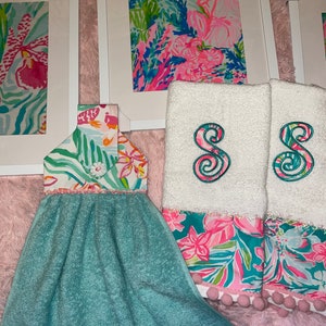 Preppy 1 Set Hand Towels Custom - Etsy