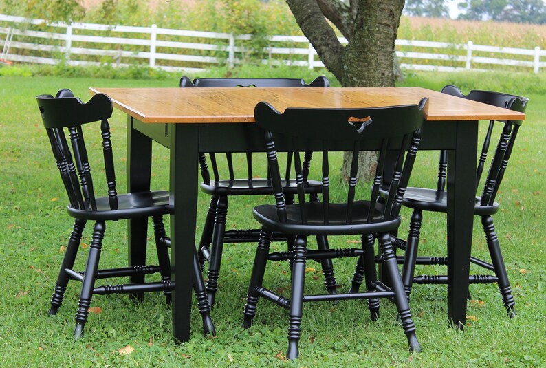 Farm House Dining Room Table / Kitchen Table / Extendable Etsy