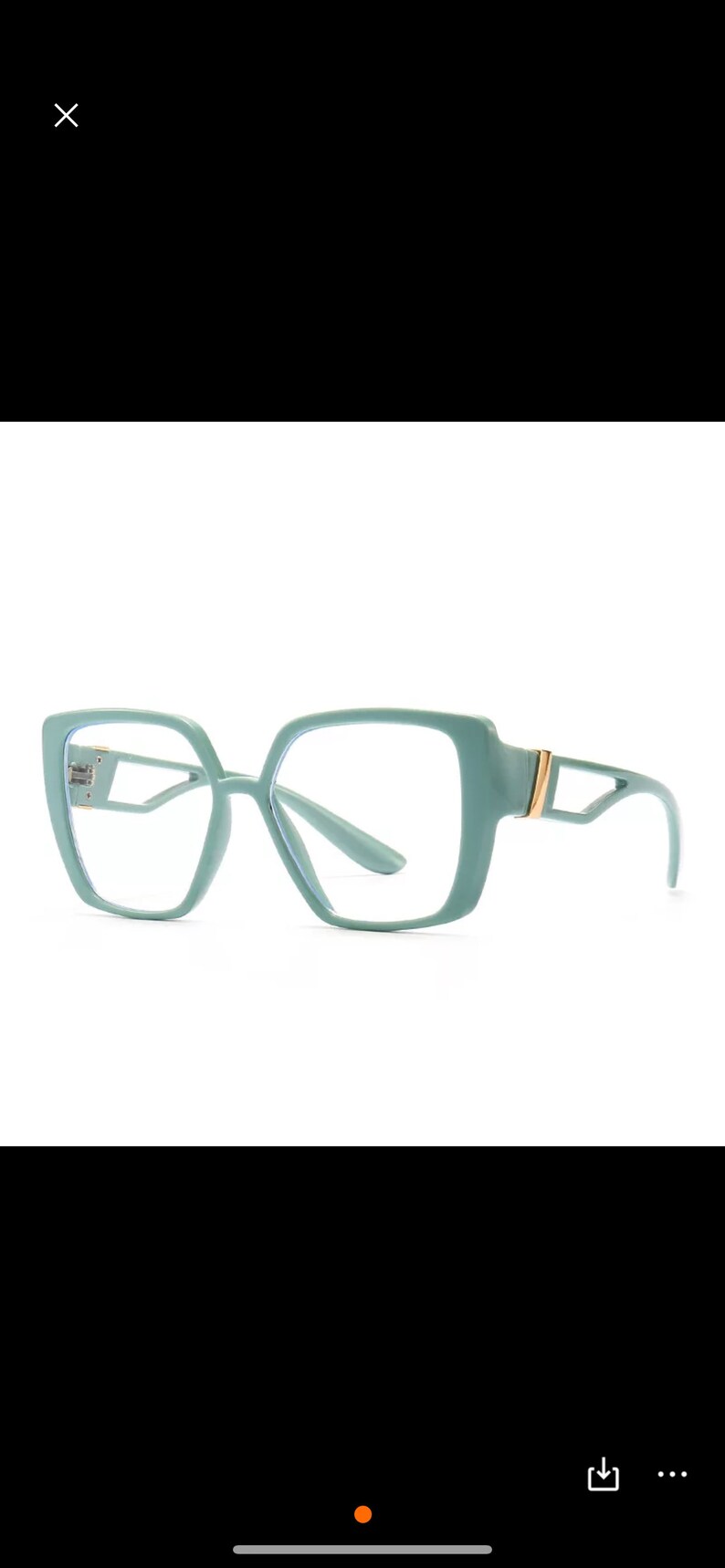 Blue Light Fashion Frames Etsy