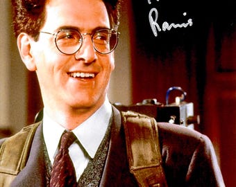 Autógrafo + certificado de autenticidad de Harold Ramis (Cazafantasmas - Egon Spengler)
