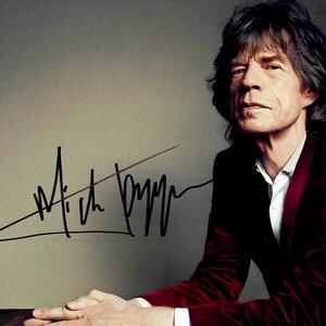 Mick Jagger Autograph + COA
