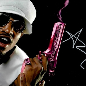 André 3000 Handtekening + COA (OutKast)