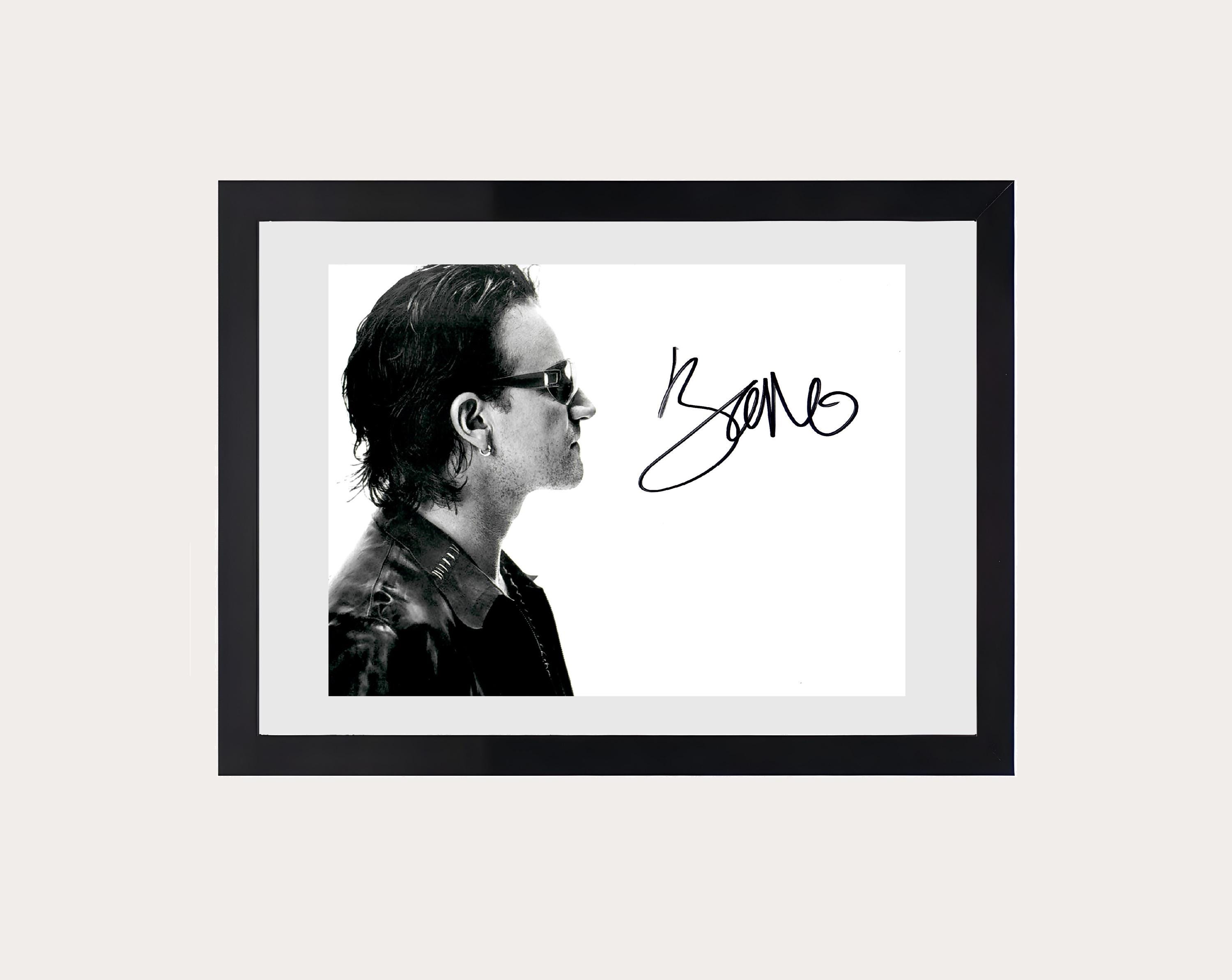 Bono Autograph + COA (U2) - Etsy Israel