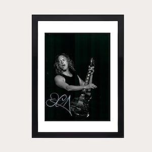 Kirk Hammett自筆イラスト、サイン色紙 Kirk Hammett Signed - Etsy